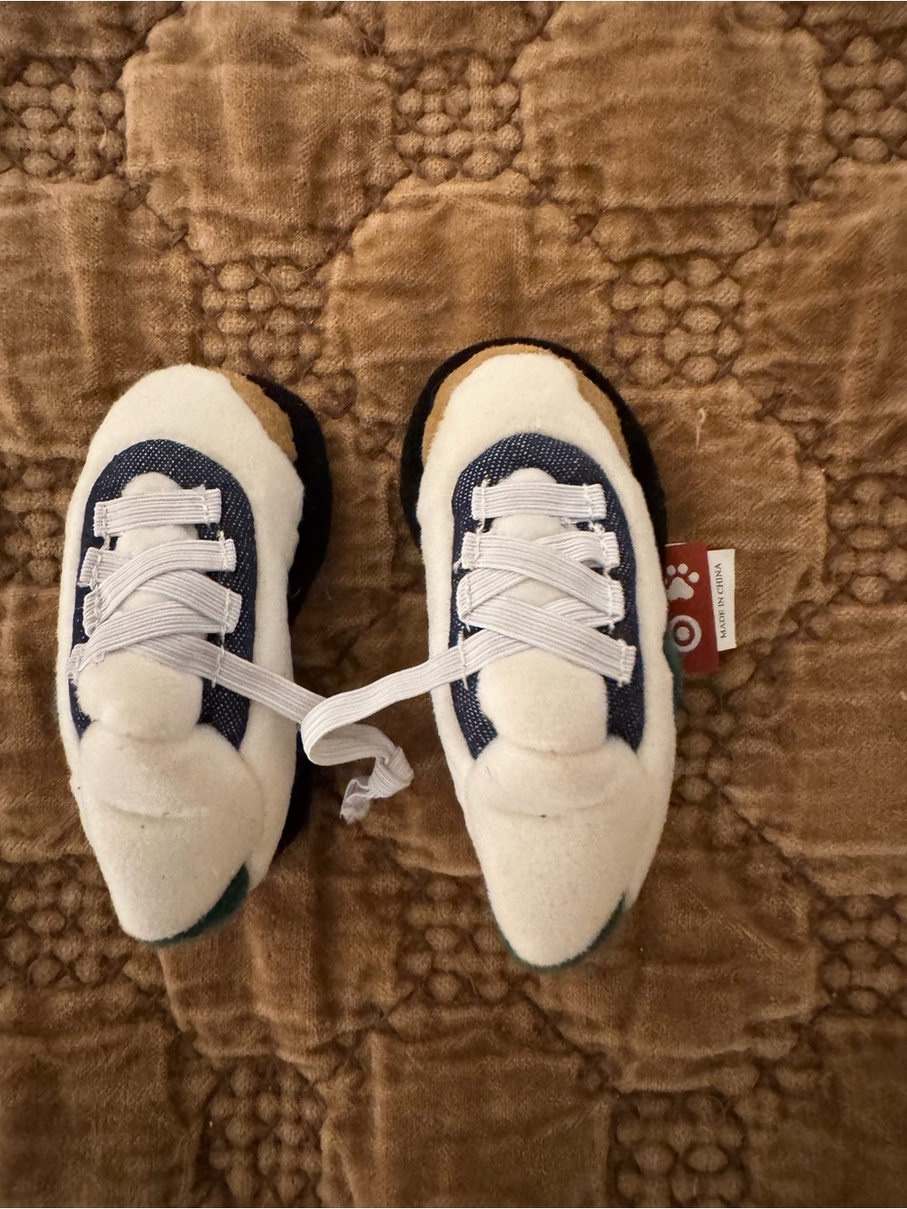 Target White & Navy Cat Sneaker Toy